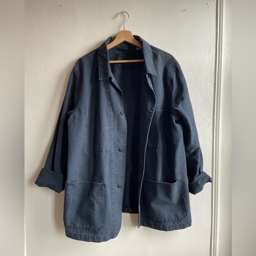 Oversized Levi’s Dark Denim Chore Jacket